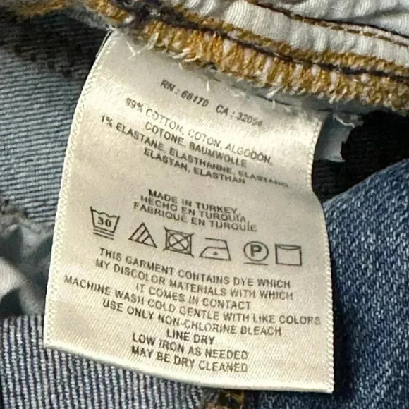 Anthropologie Pilcro & The Letterpress Silver Glitter Side Stripe Jeans 25 - Picture 8 of 9